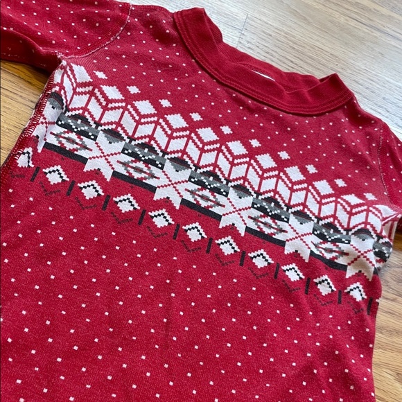 Hanna Andersson-Holiday HannaJams in Ribbon Red Fairisle - Picture 3 of 15